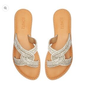 Schutz Rita Glam Sandal/Size 8.5 Brand new never worn